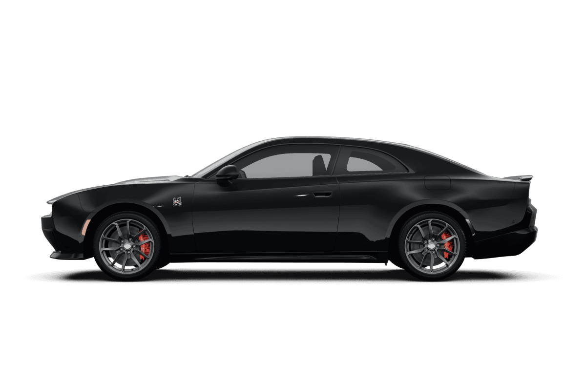 Dodge Charger Diamond Black Clear Coat - Side view Dodge Charger Diamond Black Clear Coat - Side view