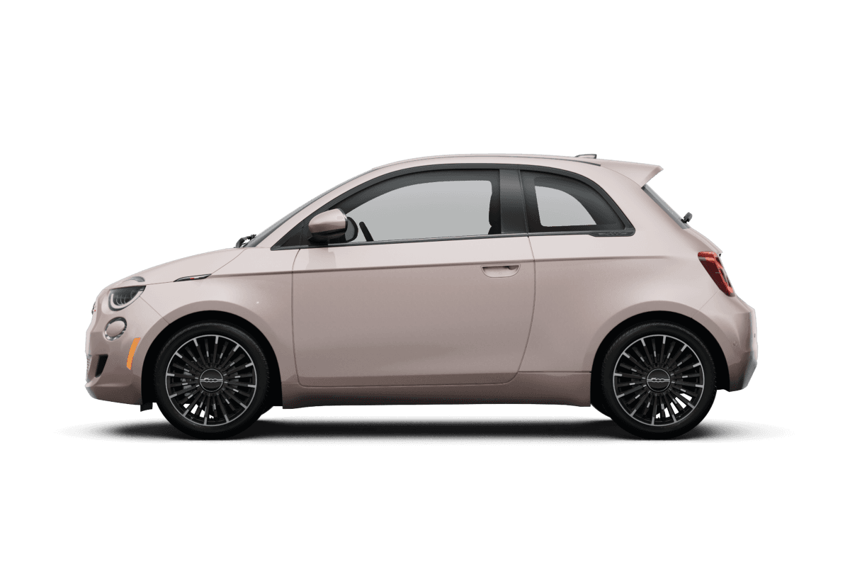FIAT 500e Rose Gold - Side view FIAT 500e Rose Gold - Side view