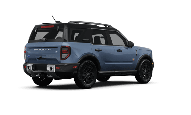 Ford Bronco Sport Azure Gray Metallic Tri-Coat - Back view Ford Bronco Sport Azure Gray Metallic Tri-Coat - Back view