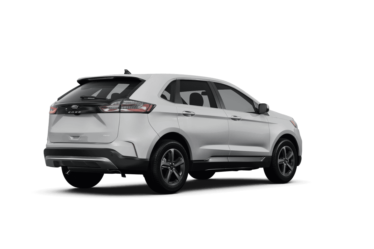 Ford Edge Star White Metallic Tri-Coat - Back view Ford Edge Star White Metallic Tri-Coat - Back view