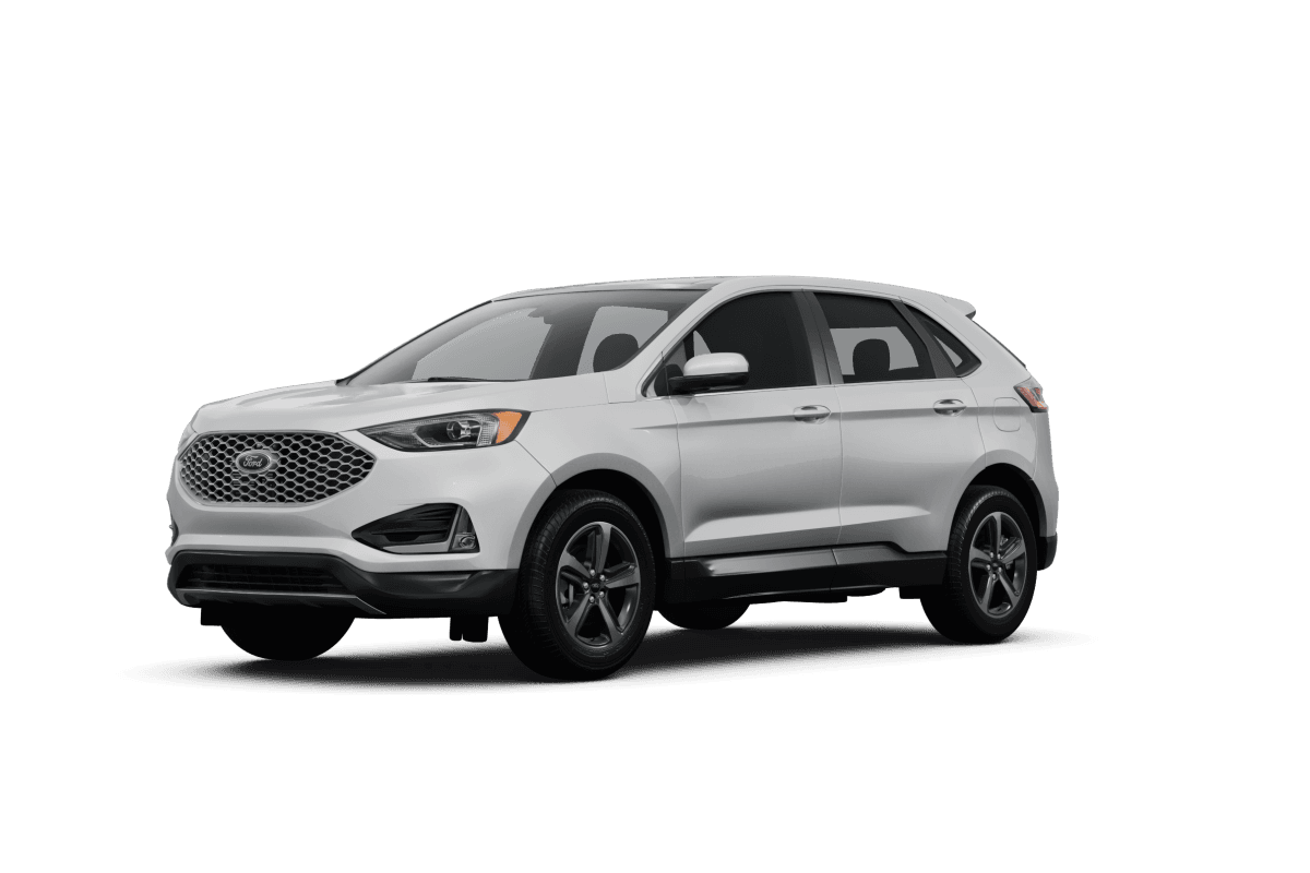 Ford Edge Star White Metallic Tri-Coat - Front view Ford Edge Star White Metallic Tri-Coat - Front view