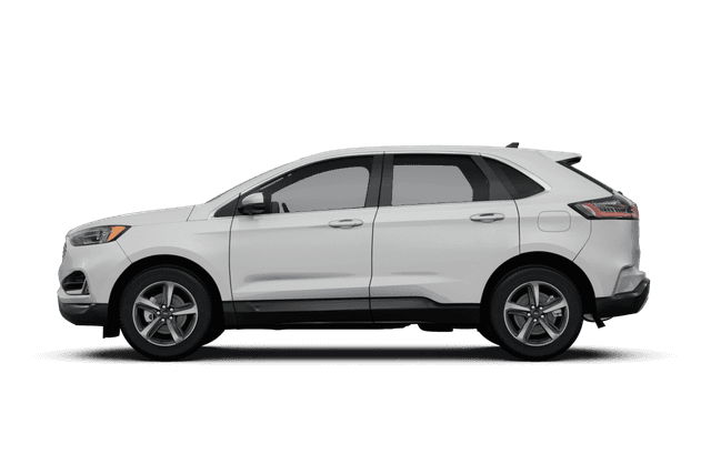 Ford Edge Star White Metallic Tri-Coat - Side view Ford Edge Star White Metallic Tri-Coat - Side view