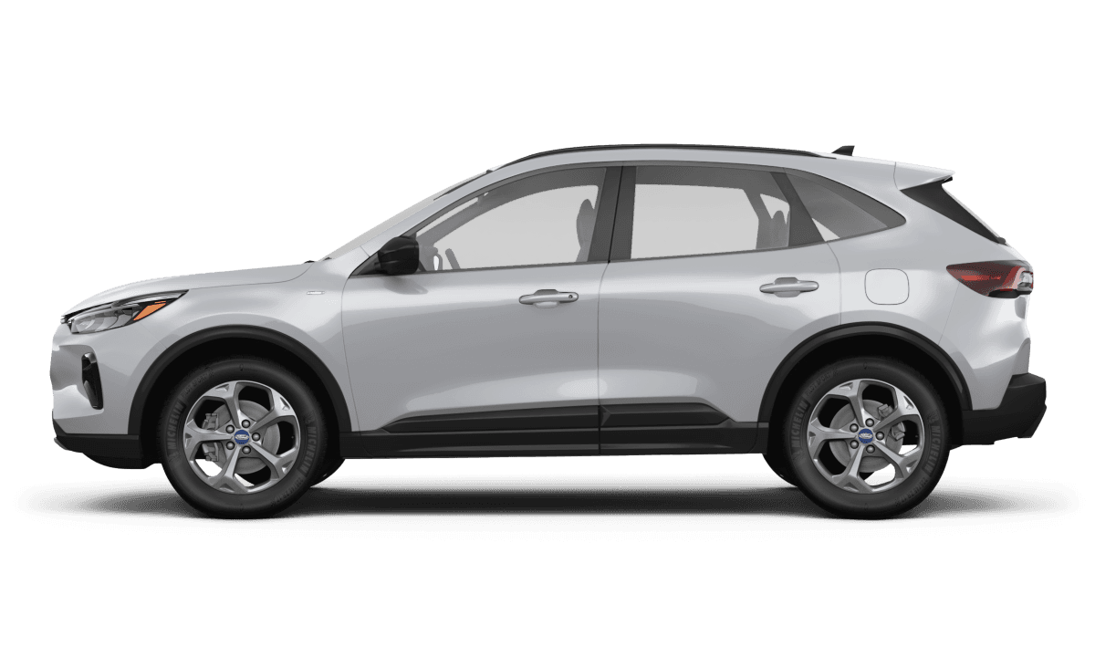 Ford Escape Iconic Silver - Side view Ford Escape Iconic Silver - Side view