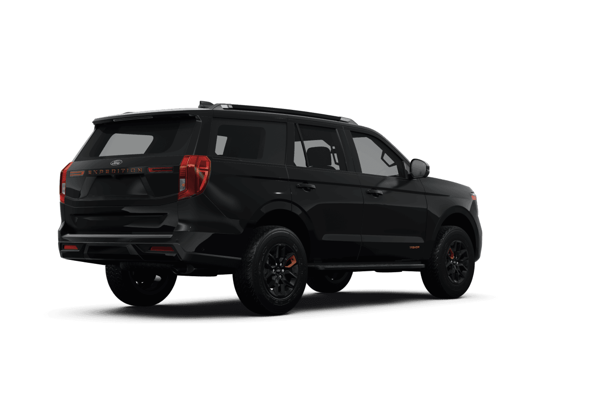 Ford Expedition Agate Black Metallic - Back view Ford Expedition Agate Black Metallic - Back view