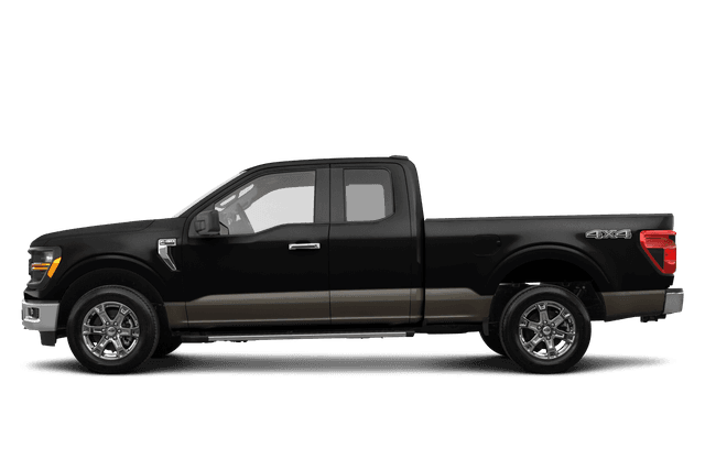 Ford F-150 Agate Black Metallic - Side view Ford F-150 Agate Black Metallic - Side view