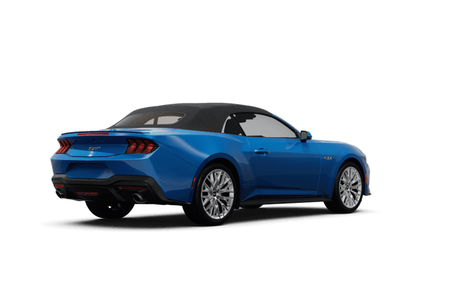 Ford Mustang Grabber Blue - Back view Ford Mustang Grabber Blue - Back view