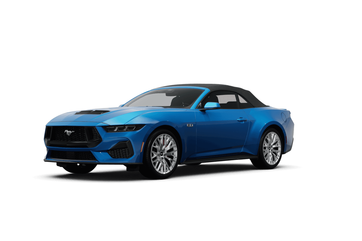 Ford Mustang Grabber Blue - Front view Ford Mustang Grabber Blue - Front view