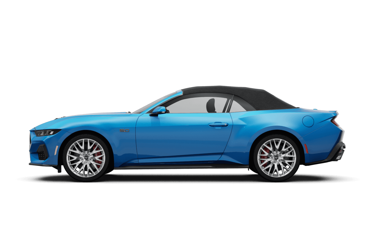 Ford Mustang Grabber Blue - Side view Ford Mustang Grabber Blue - Side view