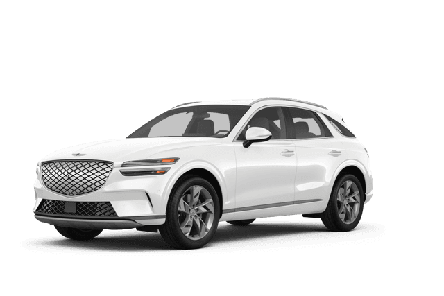 Genesis Electrified GV70 Alta White - Front view Genesis Electrified GV70 Alta White - Front view