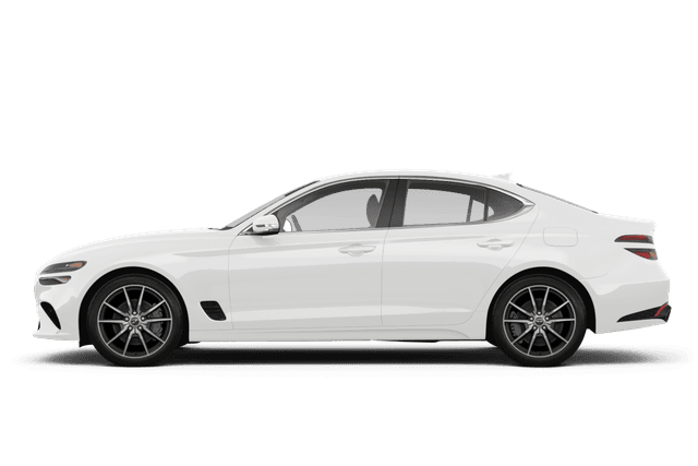 Genesis G70 Alta White - Side view Genesis G70 Alta White - Side view