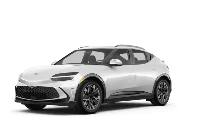 Genesis GV60 Uyuni White Pearl - Front view Genesis GV60 Uyuni White Pearl - Front view