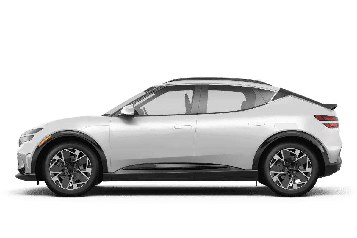 Genesis GV60 Uyuni White Pearl - Side view Genesis GV60 Uyuni White Pearl - Side view