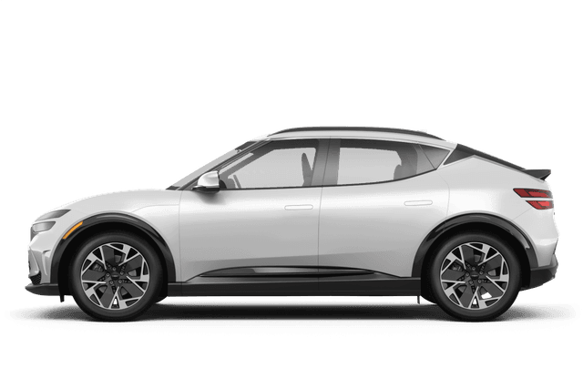 Genesis GV60 Uyuni White Pearl - Side view Genesis GV60 Uyuni White Pearl - Side view