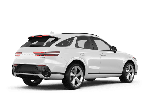 Genesis GV70 Uyuni White Pearl - Back view Genesis GV70 Uyuni White Pearl - Back view