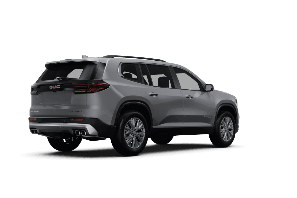 GMC Acadia Sterling Metallic - Back view GMC Acadia Sterling Metallic - Back view