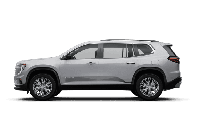 GMC Acadia Sterling Metallic - Side view GMC Acadia Sterling Metallic - Side view