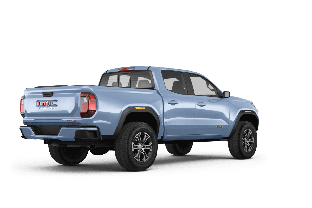 GMC Canyon Glacier Metallic - Back view GMC Canyon Glacier Metallic - Back view