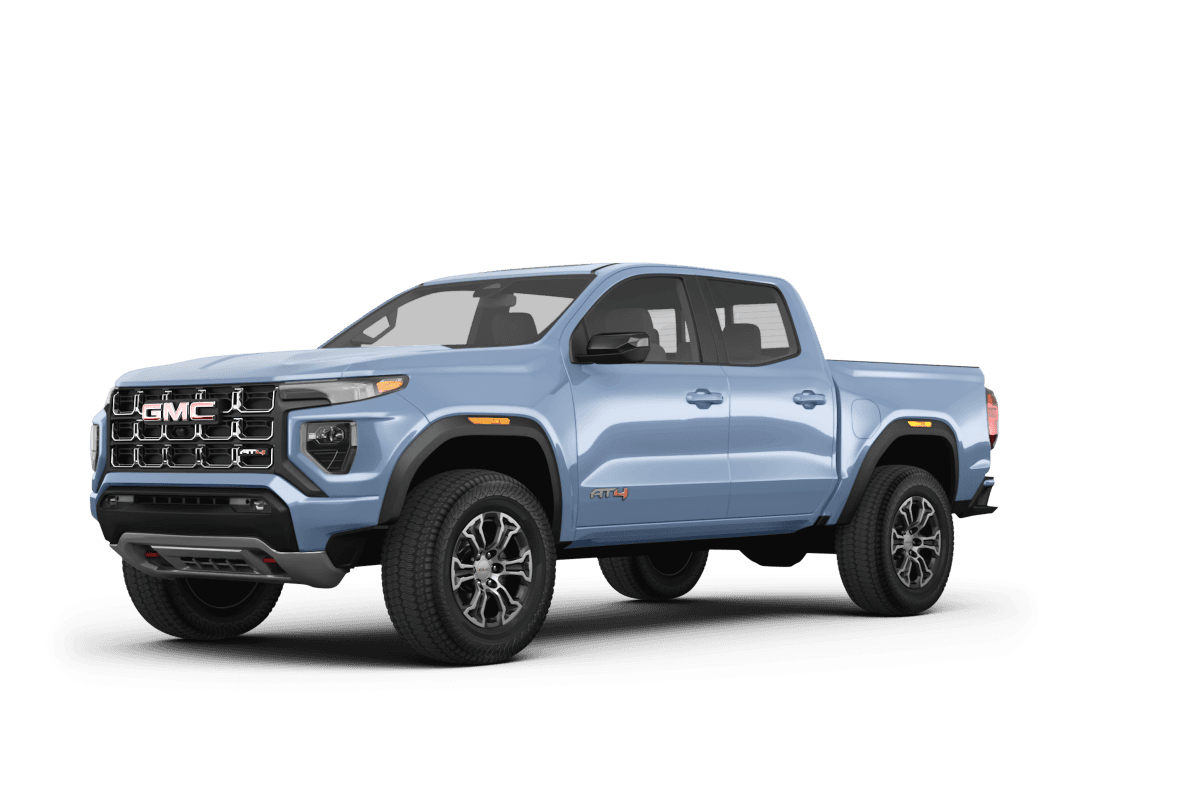 GMC Canyon Glacier Metallic - Front view GMC Canyon Glacier Metallic - Front view