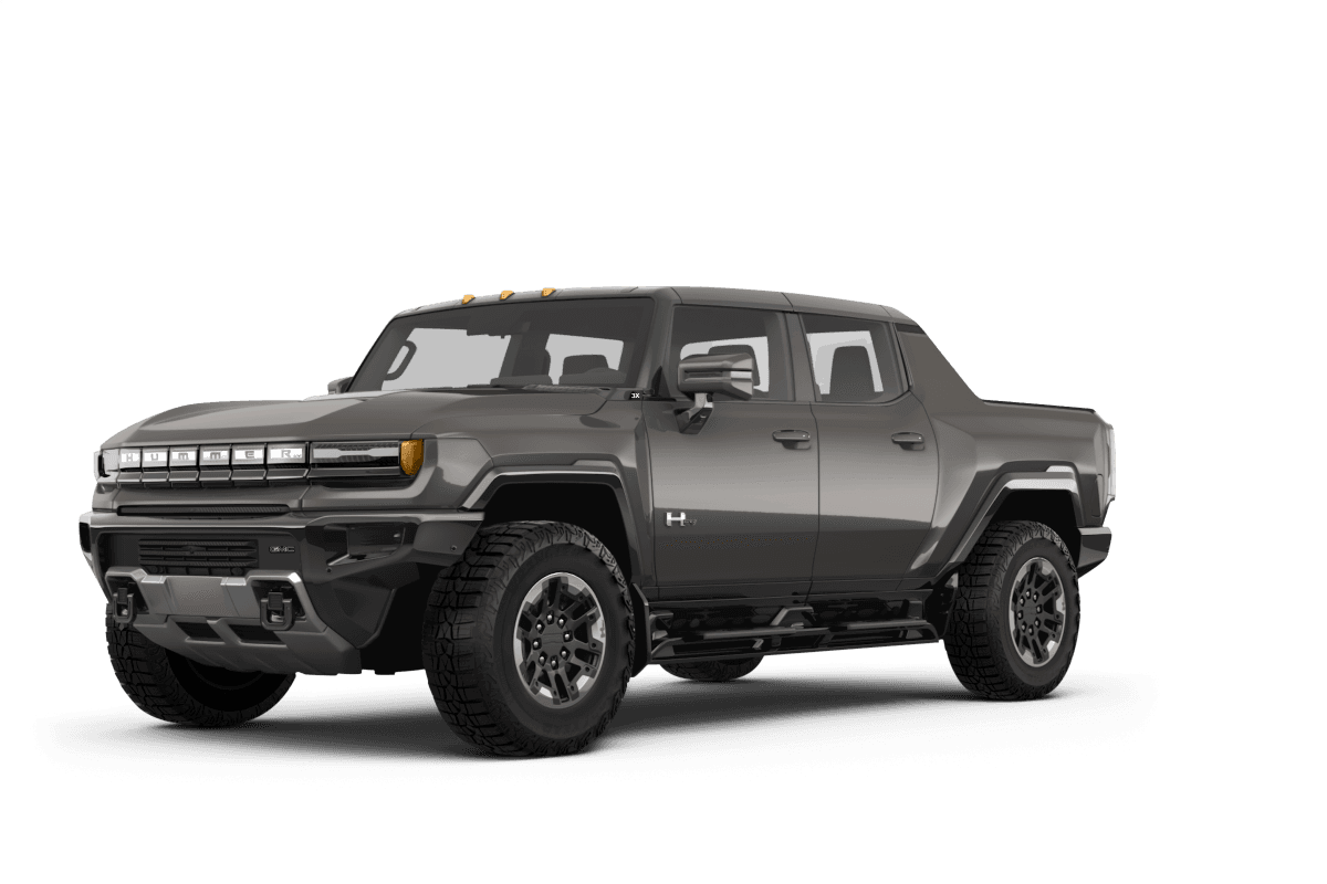 GMC HUMMER EV Deep Aurora Metallic - Front view GMC HUMMER EV Deep Aurora Metallic - Front view