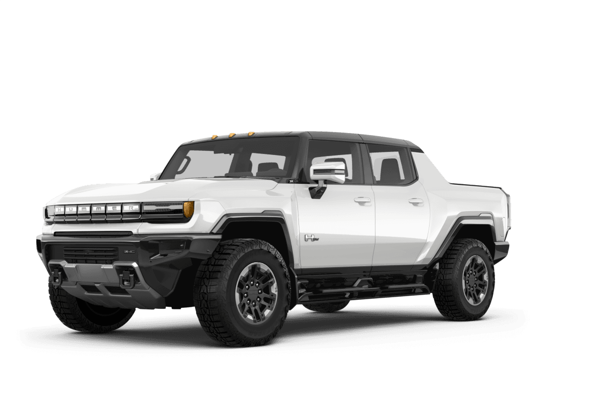 GMC HUMMER EV Interstellar White - Front view GMC HUMMER EV Interstellar White - Front view