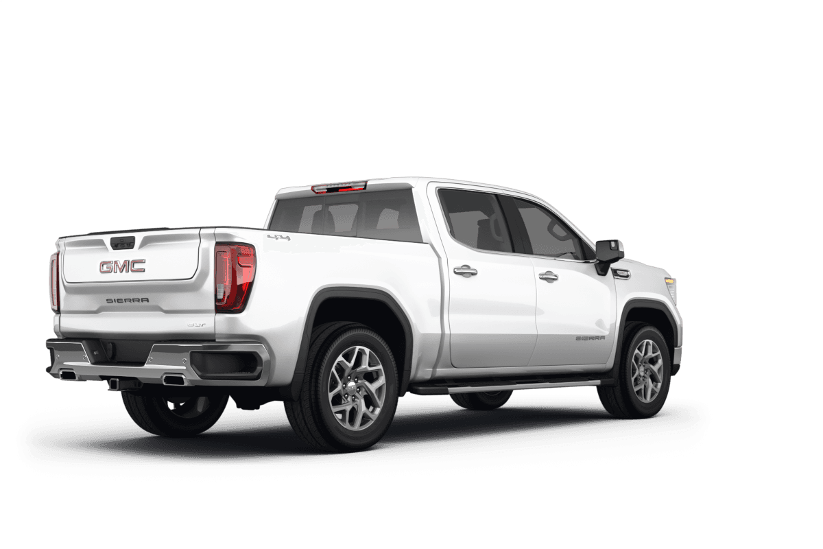 GMC Sienna Summit White - Back view GMC Sienna Summit White - Back view