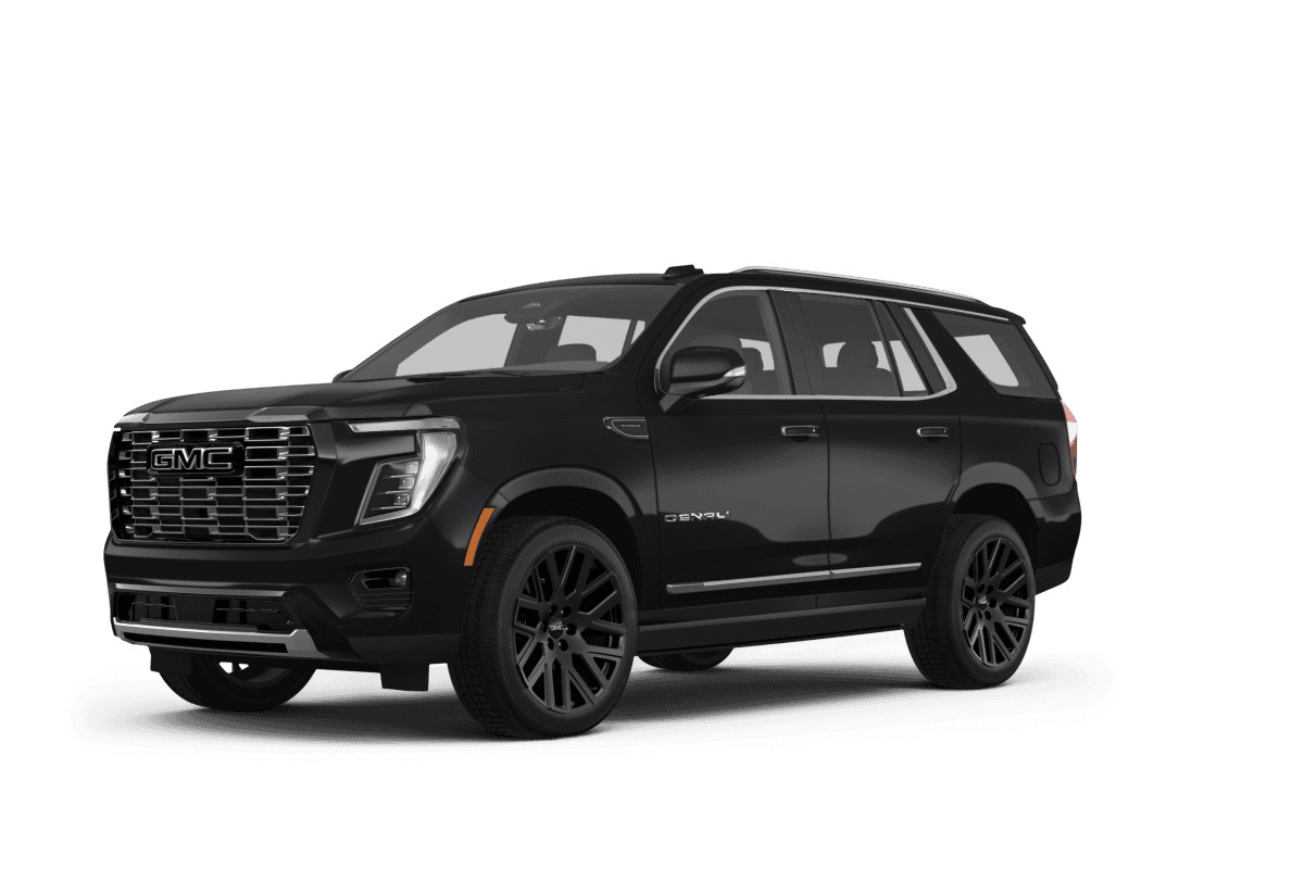 GMC Yukon Onyx Black - Front view GMC Yukon Onyx Black - Front view