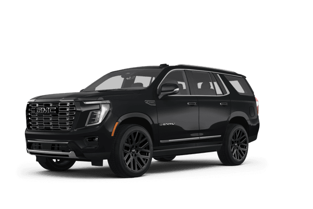 GMC Yukon Onyx Black - Front view GMC Yukon Onyx Black - Front view