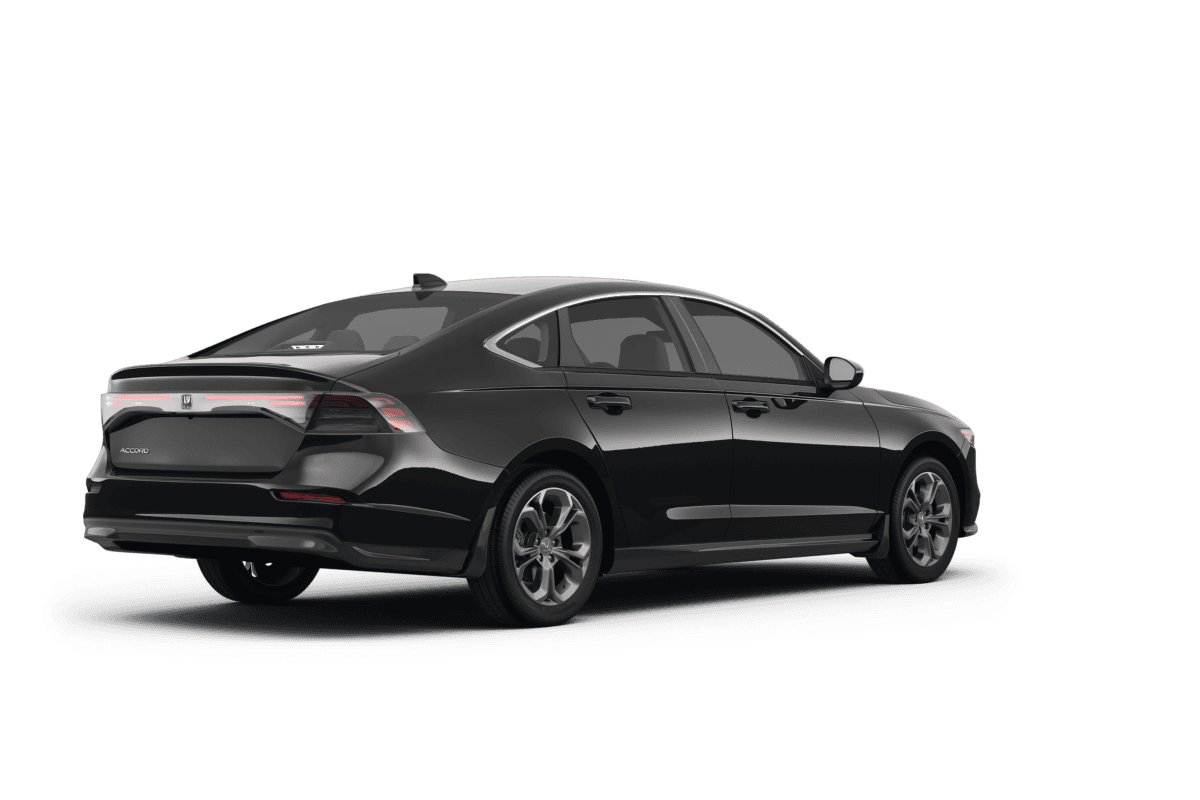 Honda Accord Crystal Black Pearl - Back view Honda Accord Crystal Black Pearl - Back view