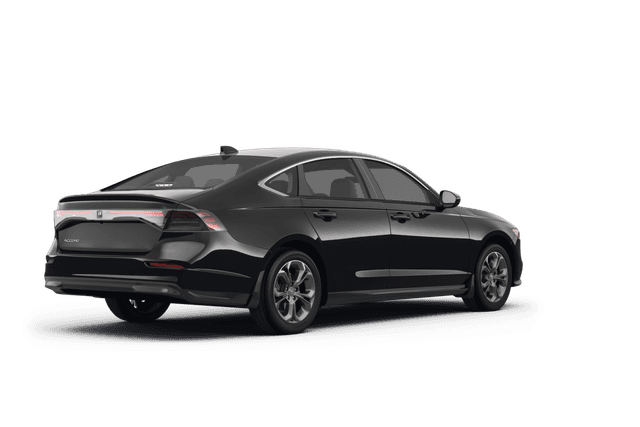 Honda Accord Crystal Black Pearl - Back view Honda Accord Crystal Black Pearl - Back view