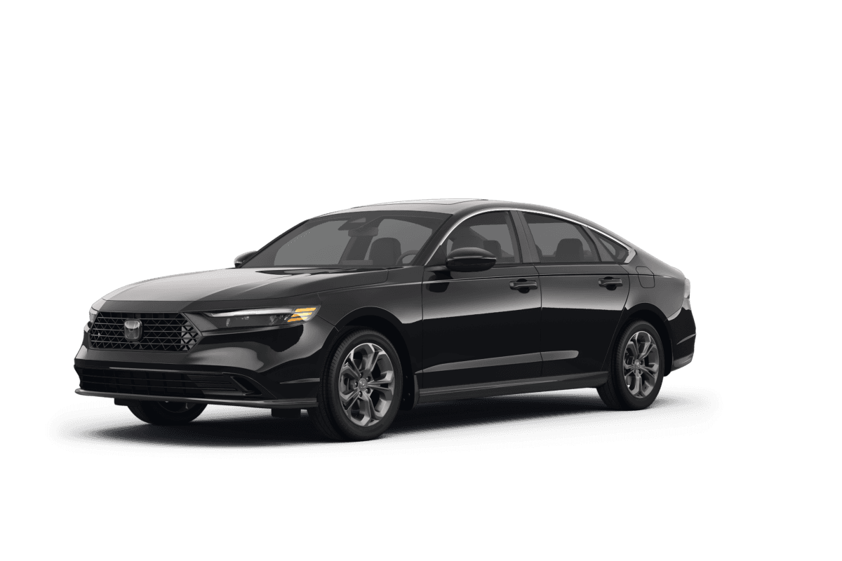 Honda Accord Crystal Black Pearl - Front view Honda Accord Crystal Black Pearl - Front view