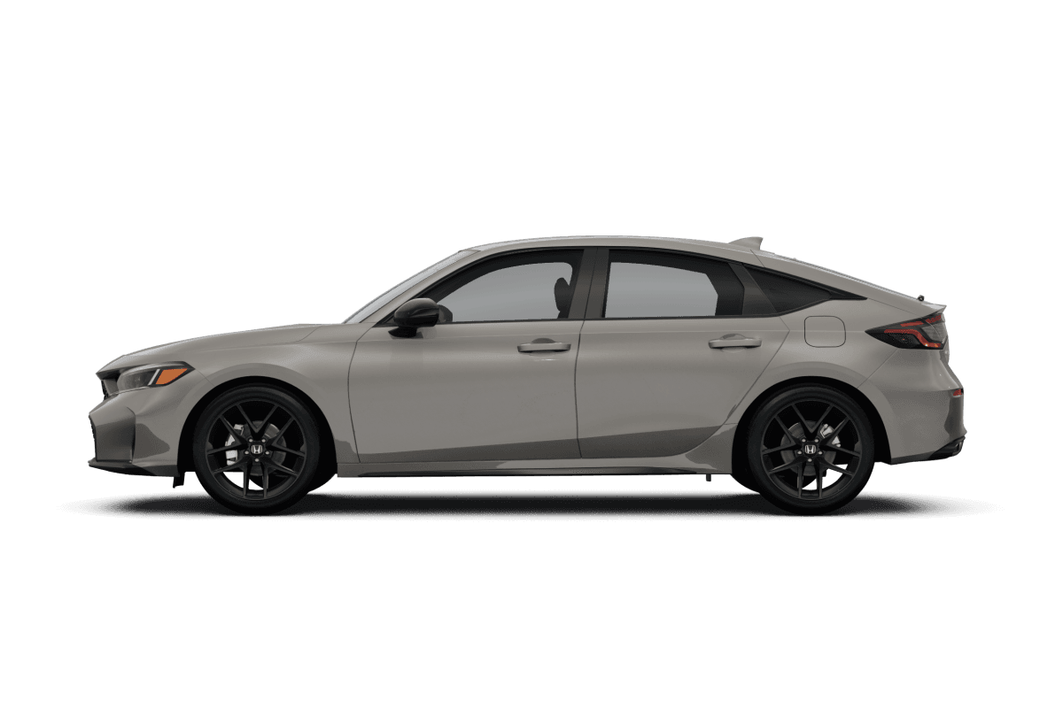 Honda Civic Sand Dune Pearl - Side view Honda Civic Sand Dune Pearl - Side view