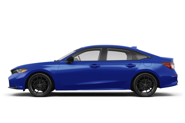 Honda Civic Aegean Blue Metallic - Side view Honda Civic Aegean Blue Metallic - Side view