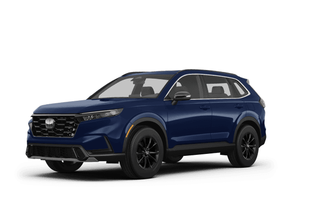 Honda CR-V Hybrid Canyon River Blue Metallic - Front view Honda CR-V Hybrid Canyon River Blue Metallic - Front view