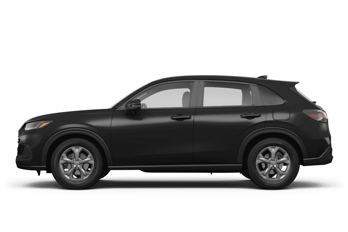 Honda HR-V Crystal Black Pearl - Side view Honda HR-V Crystal Black Pearl - Side view