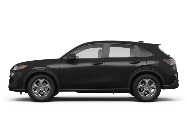 Honda HR-V Crystal Black Pearl - Side view Honda HR-V Crystal Black Pearl - Side view