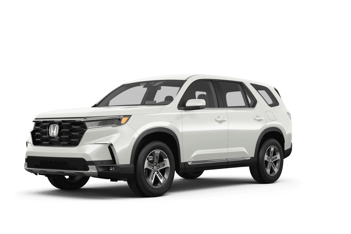 Honda Pilot Platinum White Pearl - Front view Honda Pilot Platinum White Pearl - Front view