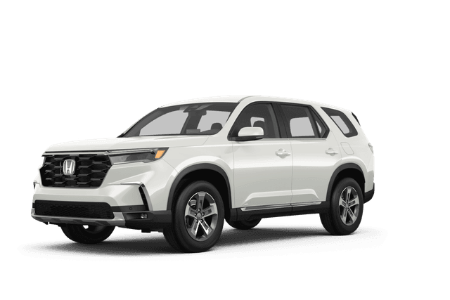 Honda Pilot Platinum White Pearl - Front view Honda Pilot Platinum White Pearl - Front view