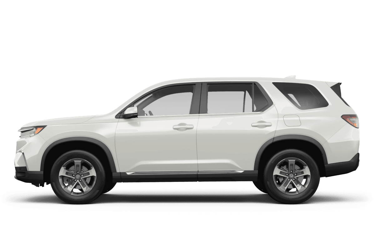 Honda Pilot Platinum White Pearl - Side view Honda Pilot Platinum White Pearl - Side view