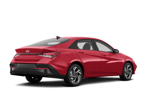 Hyundai Elantra Ultimate Red Metallic - Back view Hyundai Elantra Ultimate Red Metallic - Back view