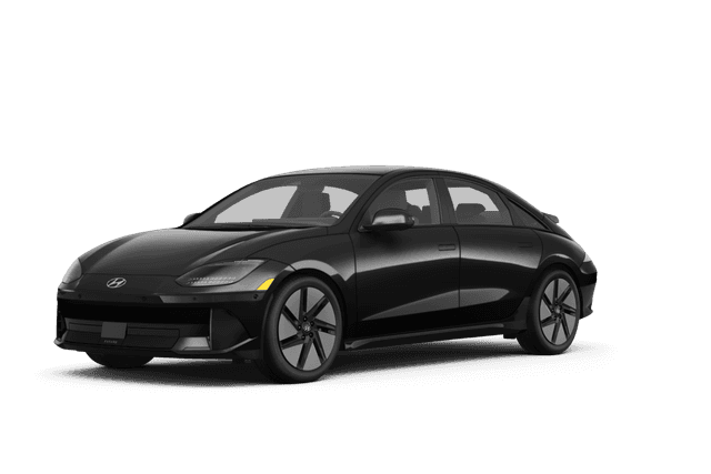 Hyundai IONIQ 6 Onyx Black Pearl - Front view Hyundai IONIQ 6 Onyx Black Pearl - Front view