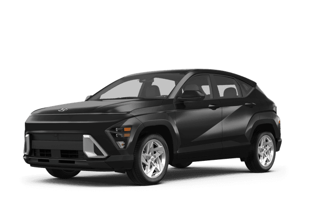 Hyundai Kona Abyss Black Pearl - Front view Hyundai Kona Abyss Black Pearl - Front view