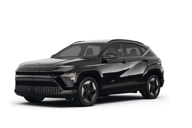 Hyundai Kona Electric Abyss Black Pearl - Front view Hyundai Kona Electric Abyss Black Pearl - Front view