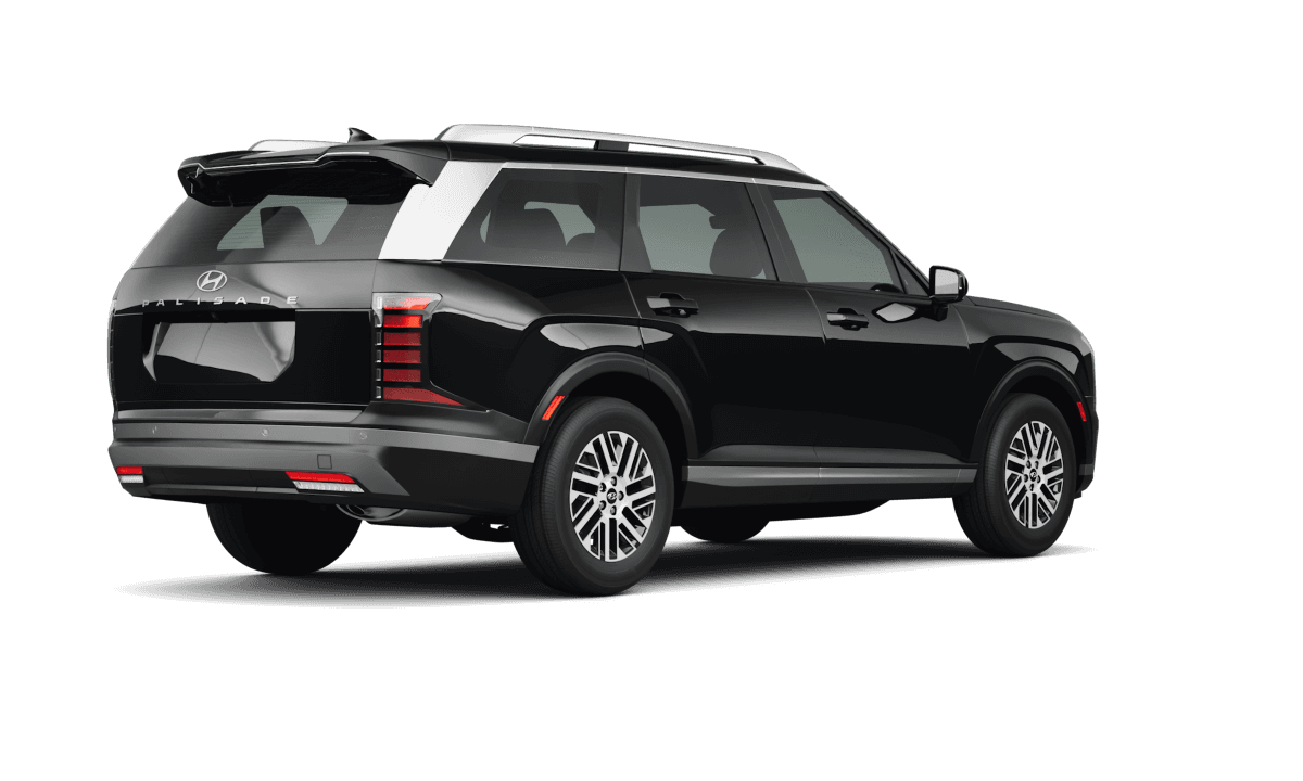 Hyundai Palisade Abyss Black Pearl - Back view Hyundai Palisade Abyss Black Pearl - Back view