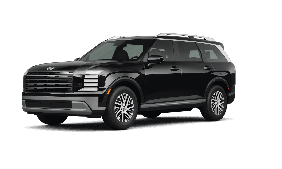 Hyundai Palisade Abyss Black Pearl - Front view Hyundai Palisade Abyss Black Pearl - Front view