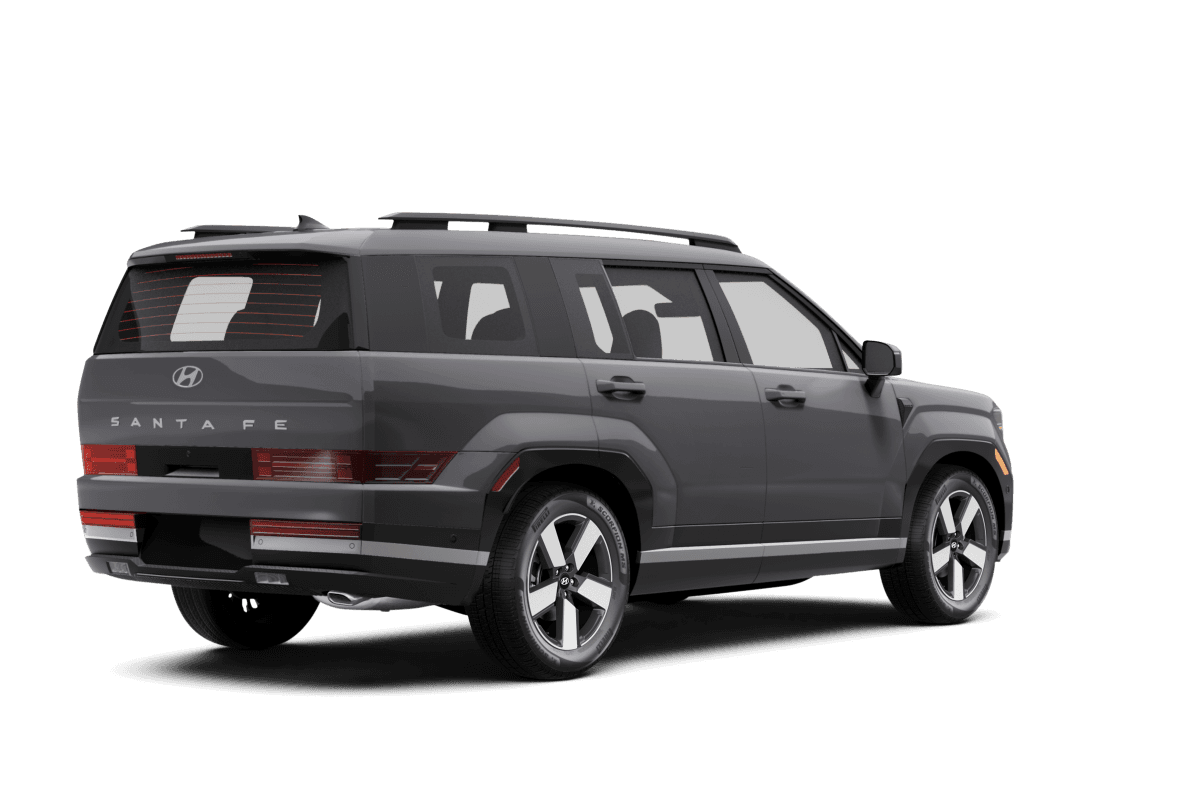 Hyundai Santa Fe Ecotronic Gray Matte - Back view Hyundai Santa Fe Ecotronic Gray Matte - Back view