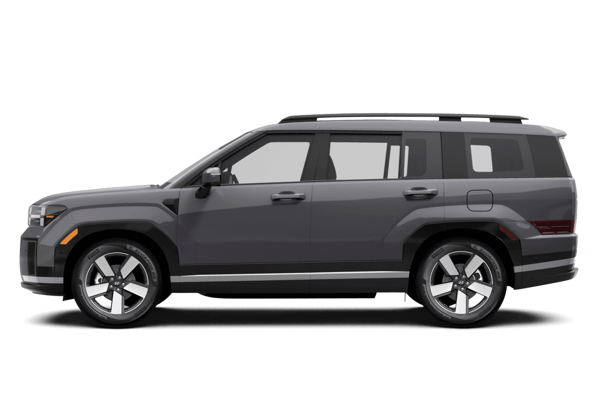 Hyundai Santa Fe Ecotronic Gray Matte - Side view Hyundai Santa Fe Ecotronic Gray Matte - Side view