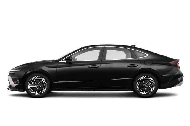 Hyundai Sonata Onyx Black Pearl - Side view Hyundai Sonata Onyx Black Pearl - Side view