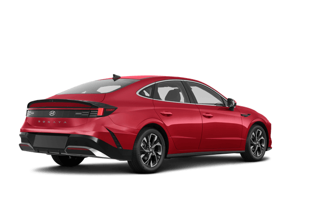 Hyundai Sonata Hybrid Ultimate Red Pearl - Back view Hyundai Sonata Hybrid Ultimate Red Pearl - Back view