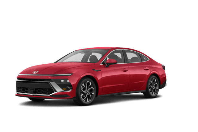 Hyundai Sonata Hybrid Ultimate Red Pearl - Front view Hyundai Sonata Hybrid Ultimate Red Pearl - Front view