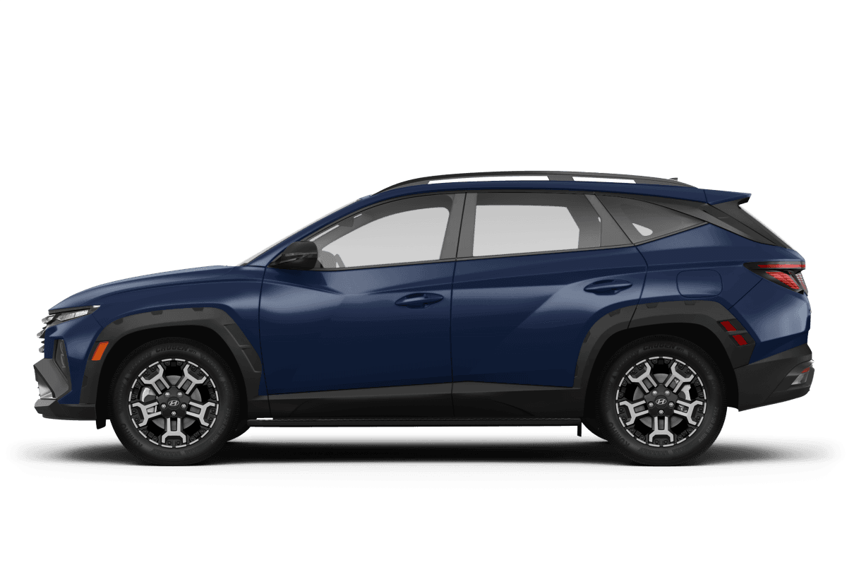 Hyundai Tucson Deep Sea Metallic - Side view Hyundai Tucson Deep Sea Metallic - Side view